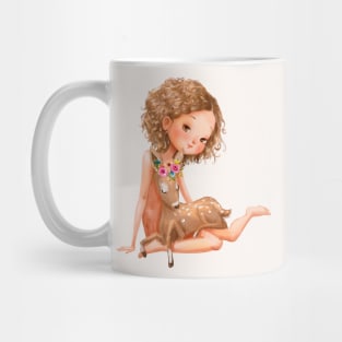 Curly Fawn Mug